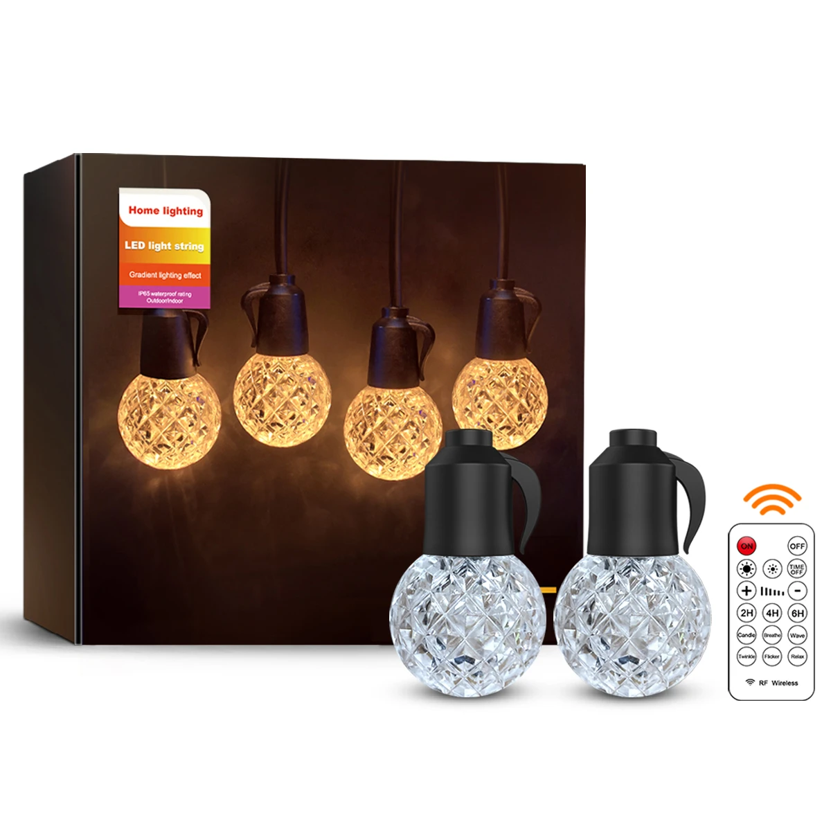 HCP028-G40 Monochrome Warm White String Light